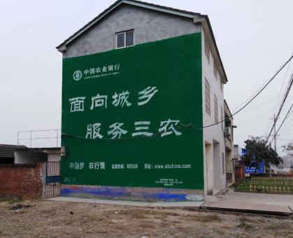 西华为什么制作墙体广告