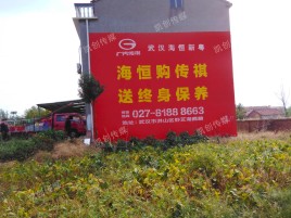 西华墙体广告影响褪色的因素