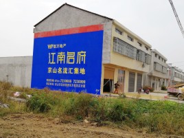 西华农村墙体广告在不同形式上面展现的不同特色