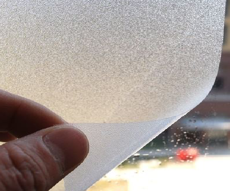 西华玻璃门外面粘广告用什么材料好？